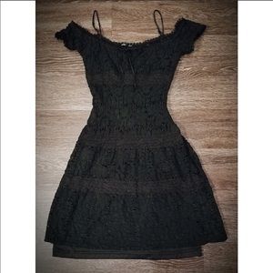 Betsey Johnson black lace dress size 8